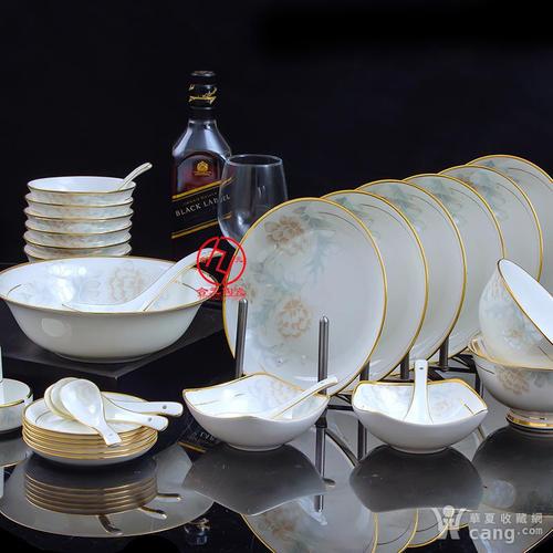 陶瓷餐具套装定制 陶瓷碗套装印商标